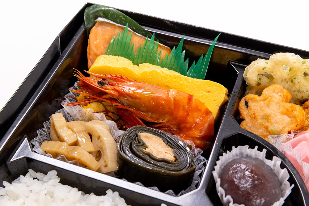 彩り豊かな神尾弁当