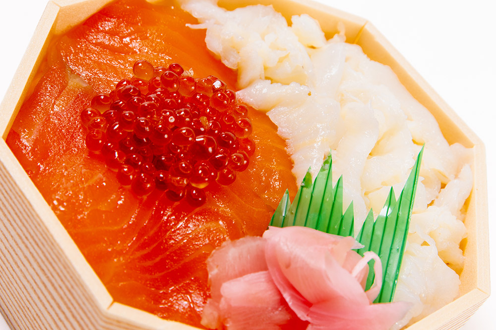 神尾弁当の料理の細部
