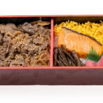 新潟県産 あがの姫牛と焼き鮭弁当
